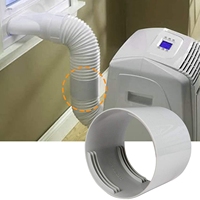 100-150mm Air Conditioner Exhaust Hose Coupler Portable Air Conditioner Parts Extender Portable Window Adapter for Home Office