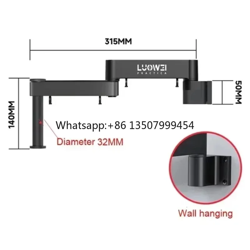 support-de-microscope-rotatif-universel-32-24-mm-pour-microscope-stereo-trinoculaire-camera-video-hd-usb-et-reparation-de-telephones