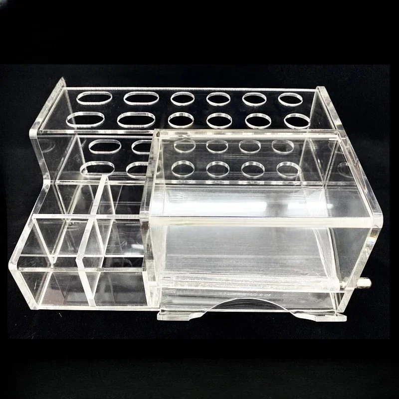 1PC Multi-functional Transparent Placement Box Dental Acrylic Storage Rack Oral Material Dentistry Tool Aesthetic Clinic Supply