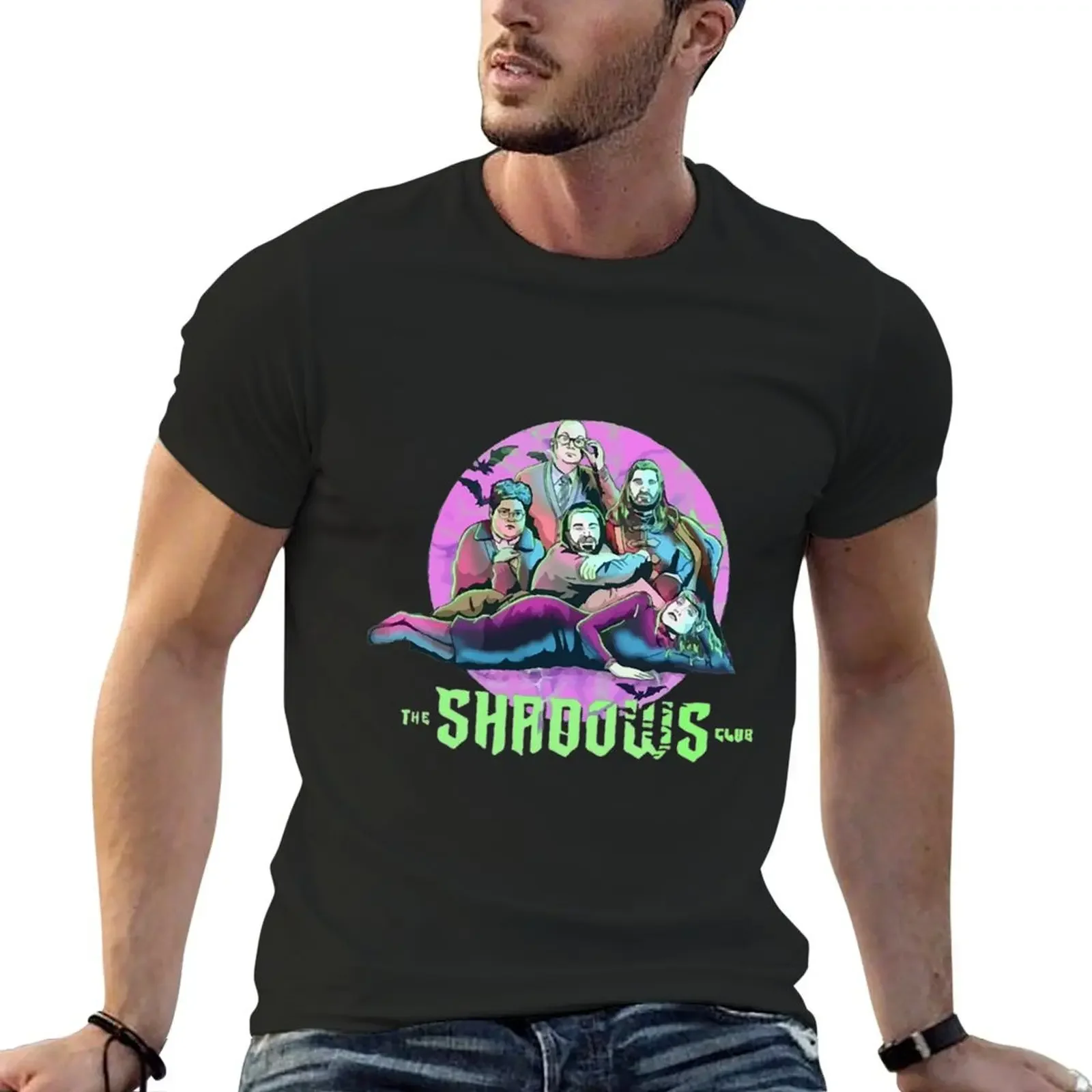 

The Shadow Club - What We Do in The Shadows T-Shirt Blouse vintage clothes rapper graphic tees plain white t shirts men