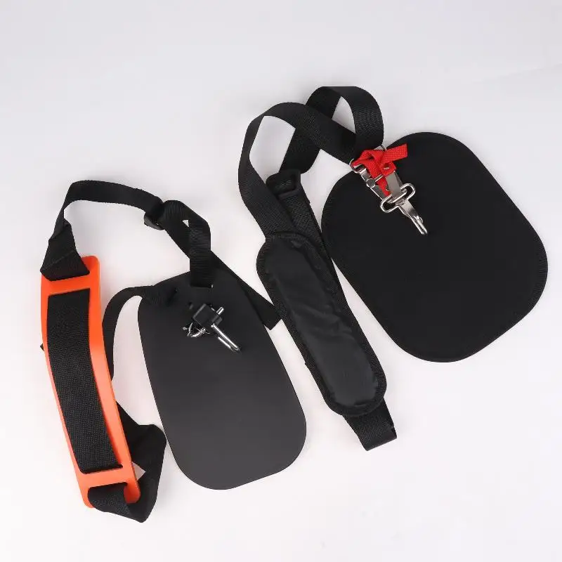 조절 가능한 잔디 깎기 기계 브러시 커터 트리머 스트랩 이중 어깨 하네스 정원 작업 시 편안한 지지 제공