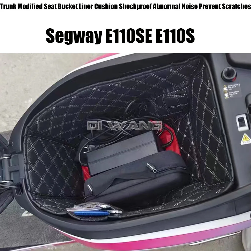 

For Segway E110SE E110S Motorcycle Trunk Modified Seat Bucket Liner Cushion Shockproof Abnormal Noise Prevent Scratches