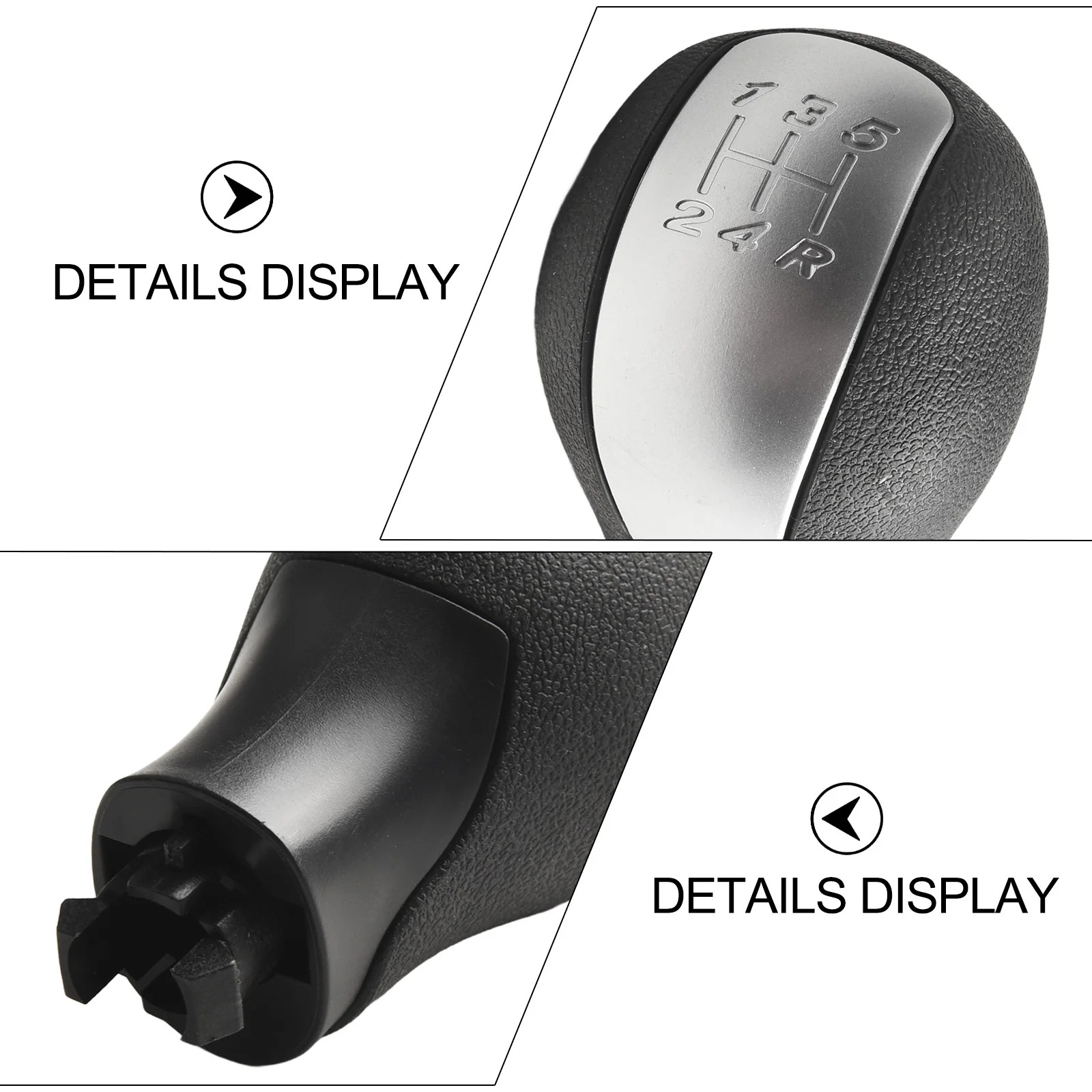 

High Quality 1x Shift Knob Manual Gearstick Replacement For Honda For Civic 2012 Plastic For Honda For Civic 2015