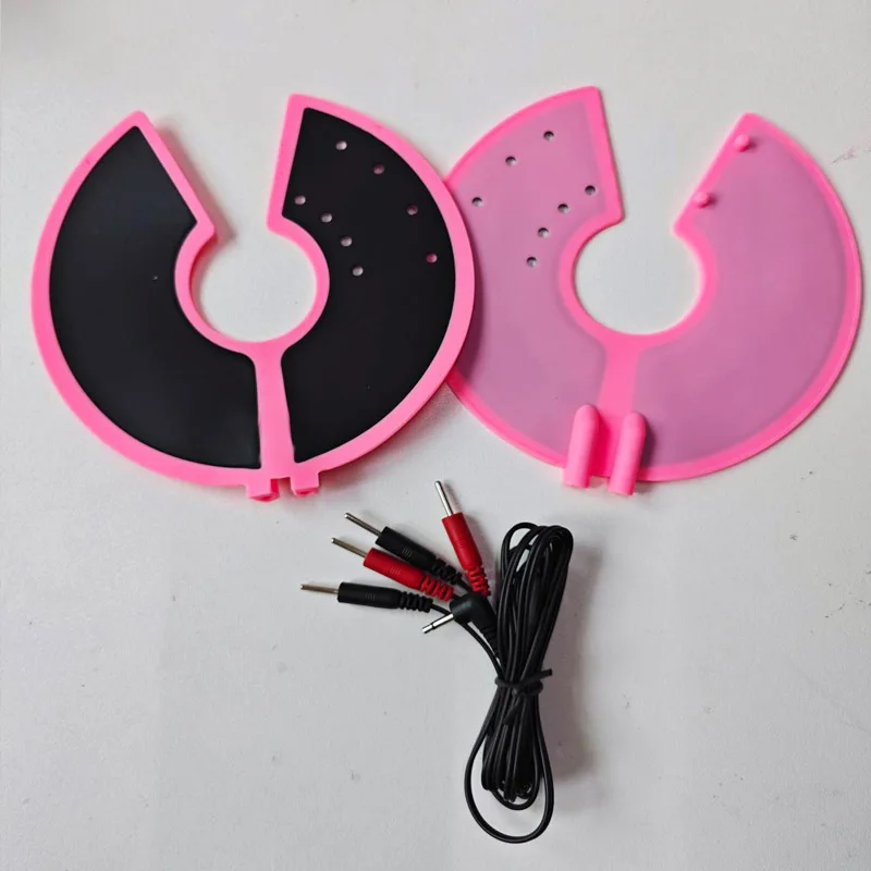 Bdsm Electric Shock Nipple Sucker Clamps Electro Stimulation Breast Toys for Woman Nipple Paste Pads Electrical Sex Accessories