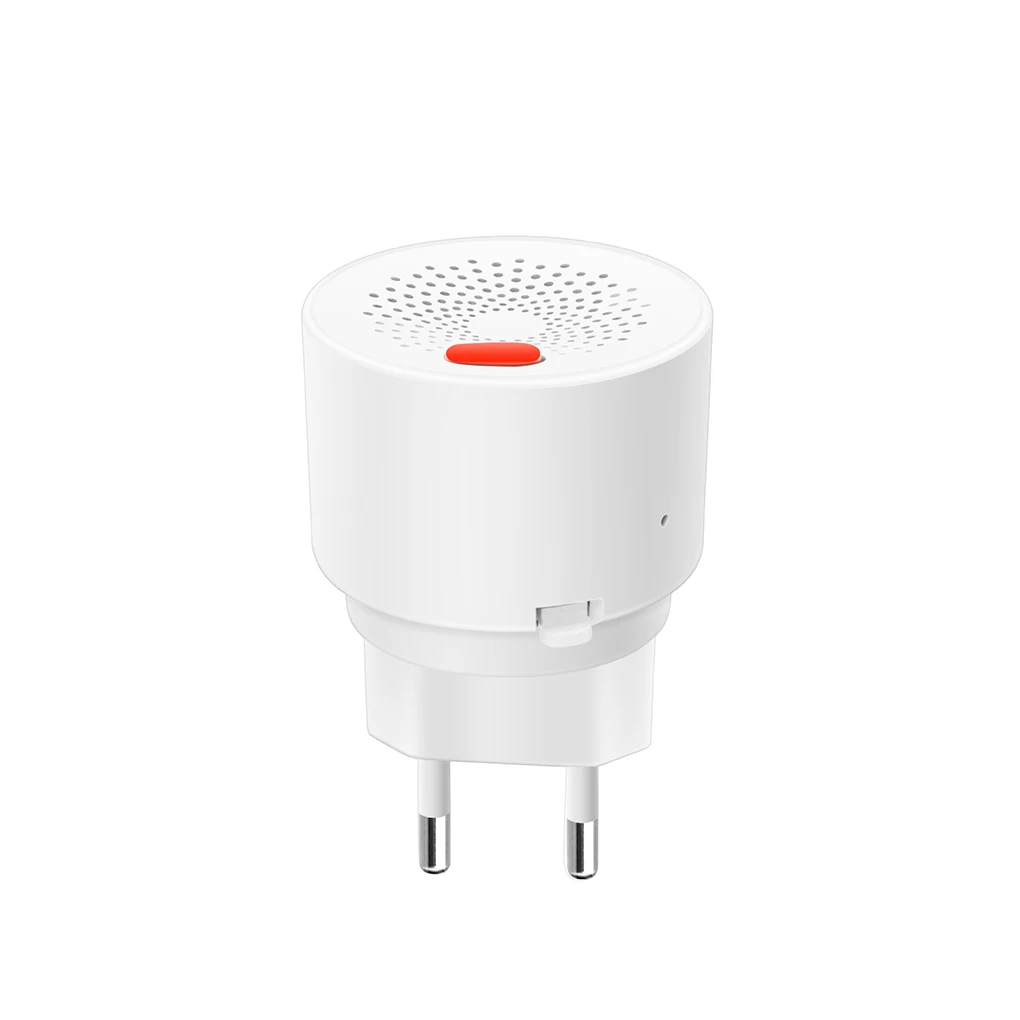 euプラグwifiスマートtuya検知器セキュリティ漏れセンサー屋内高感度検知アラームledインジケーター付き