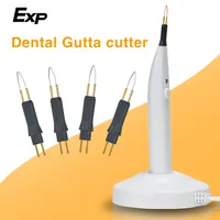 Bolígrafo hemostático de electrocoagulación, 4 puntas, cortador de dientes y encías, corte de gutapercha Dental, enchufe de carga inalámbrico, calefacción