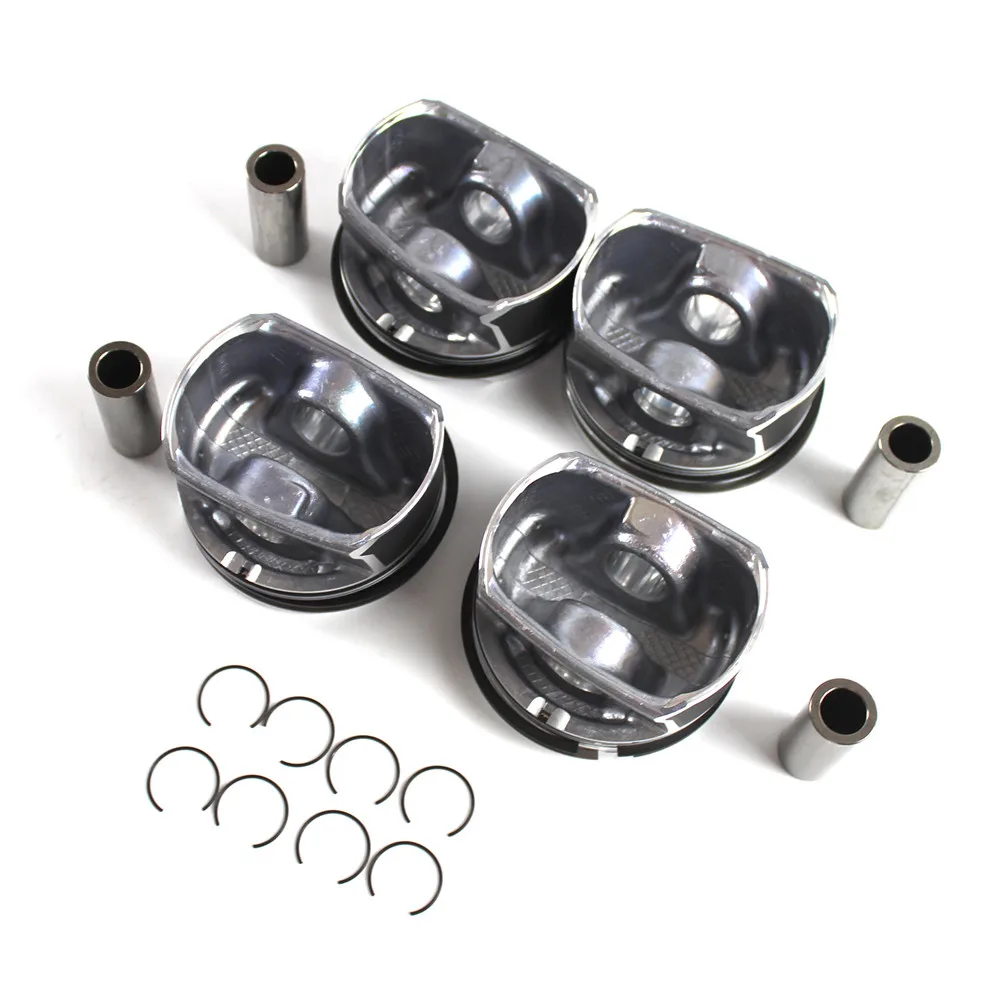 4pcs 77 mm Bore Pistons&Rings Fits MINI R55 R56 R57 R58 Cooper Countryman Paceman 06-16 N12 Engines Components Car Parts