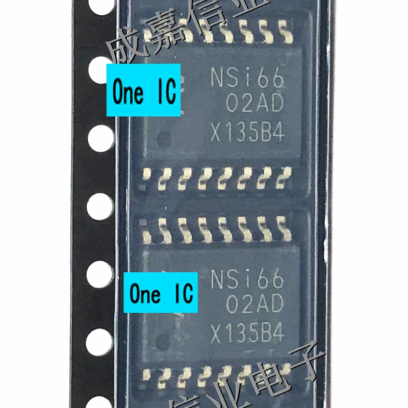 5-10pcs 100% Original NSI6602A-DSWR NSI66 NS166 NSI6602A NSI6602AD SOW-16 Brand New Original Genuine Ic