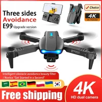 E99 Dron plegable Quadcopter mango de Control remoto avión de cuatro ejes HD 4K fotografía UAV fijación de altitud