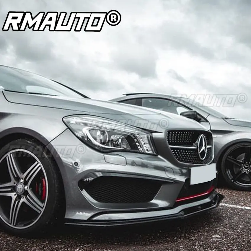 

Для Mercedes Benz CLA C117 AMG CLA45 2013-2015 передний бампер, разделитель губ, диффузор, спойлер, защита бампера, комплект кузова, автомобильные аксессуары