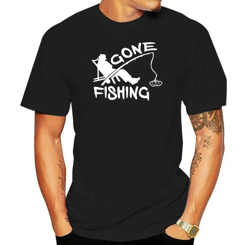 Fishing Gone Fishing Sleeping Guy Fly Lure Fly Lure Bait MenS T Shirt Loose Plus Size Tee Shirt