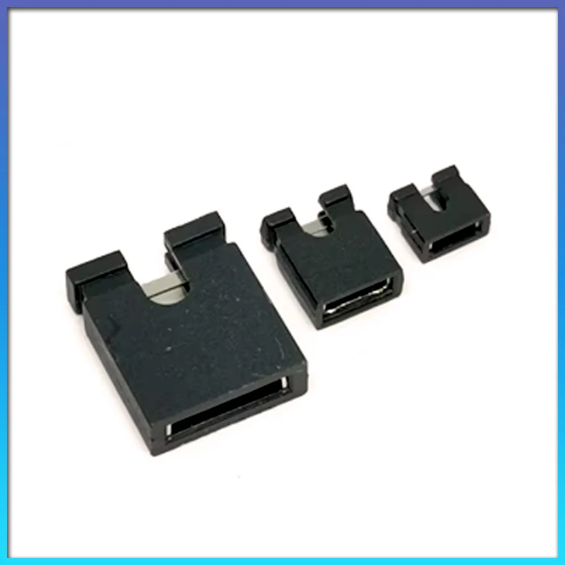 100PCS Jumper cap short circuit jumper cap spacing 1.27/2.0/2.54/5.08MM opening short circuit block pin header connection cap