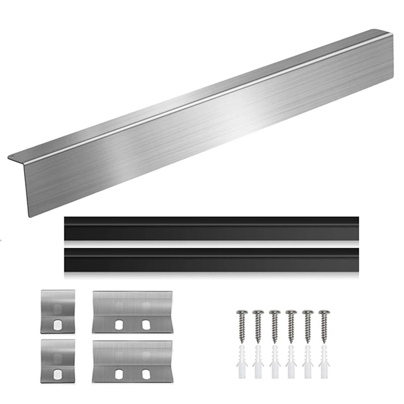 30Inch Slide-In Range Rear Filler Kit,Stovegap Filler Strip, Stainless Steel Backsplash For Stove, Stove Trim Kit