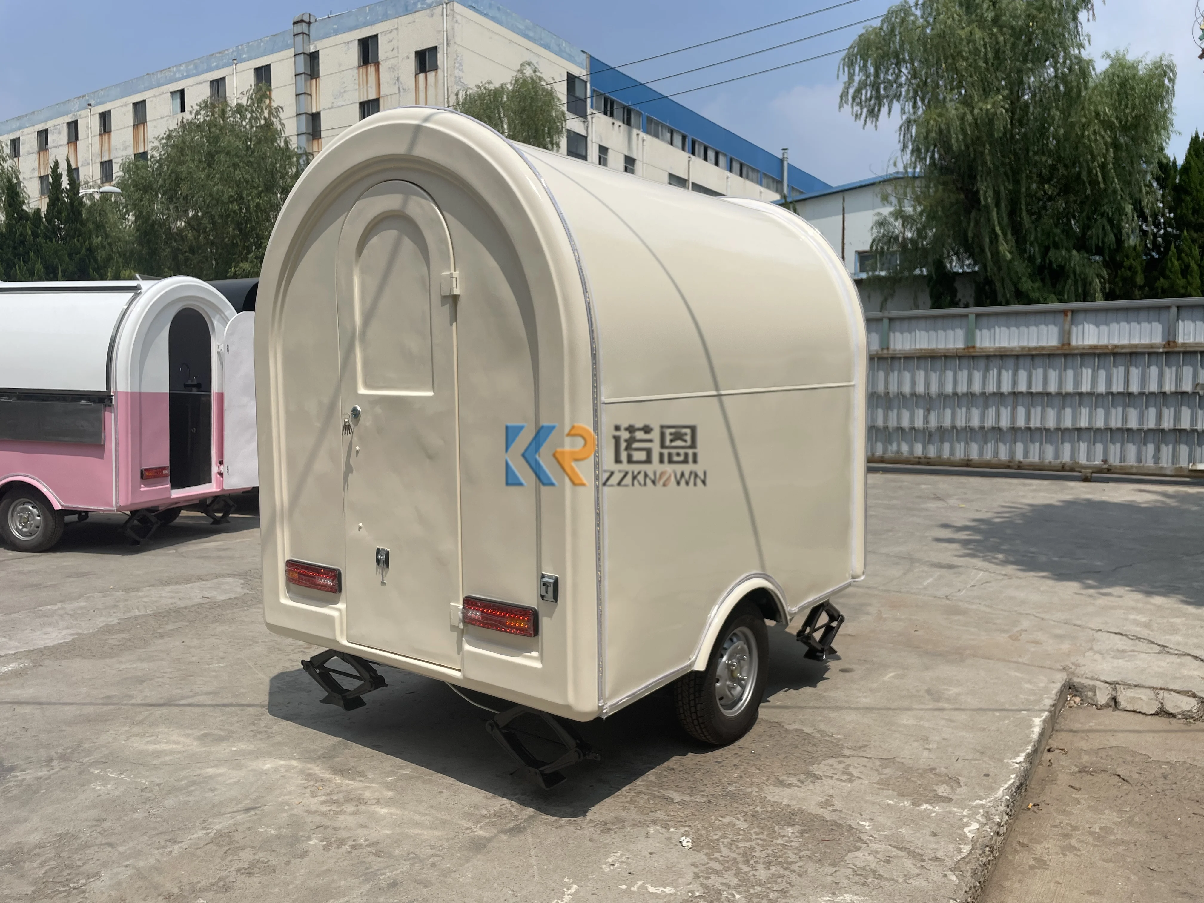 KN-220B Usa Vin Geregistreerde Mobiele Food Trailer Hotdog Food Trucks Met Volledige Keuken Inklapbare Food Kar Koffie Trailer Bar