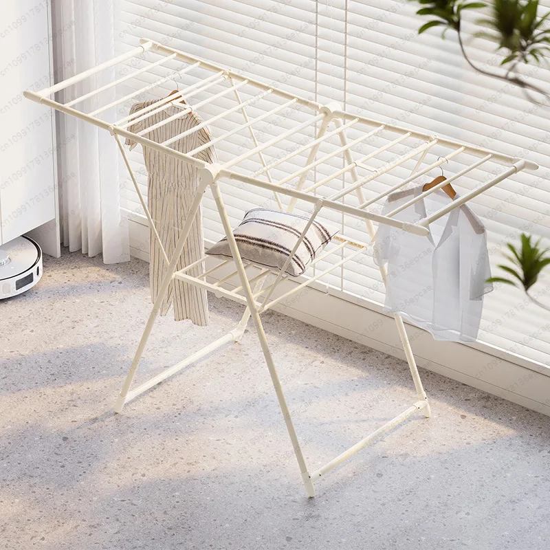 

Home floor drying rack Folding multifunctional drying rack Balcony small hanging rack drying clothes quilt