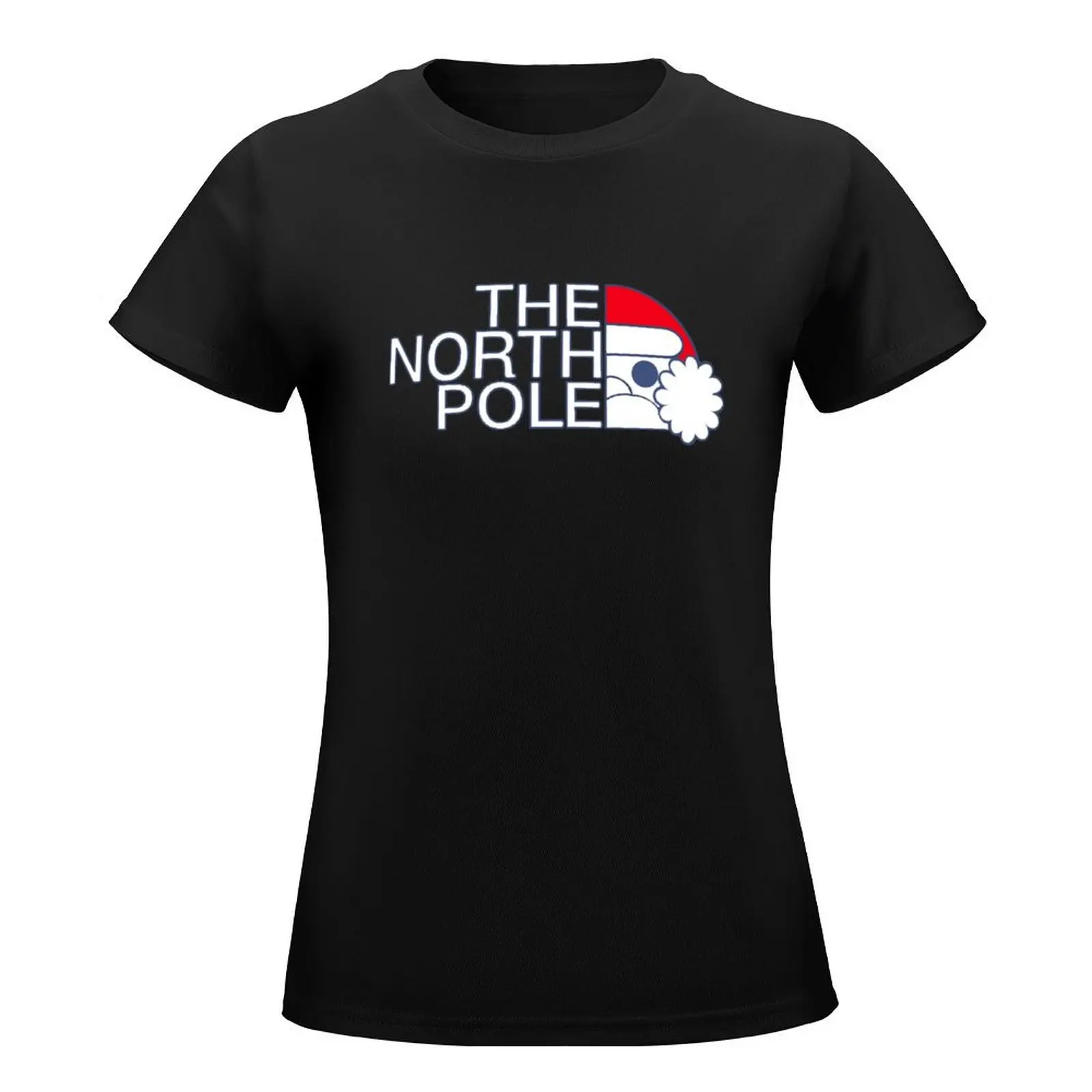 The North Pole T-Shirt Short sleeve tee customs animal print shirt for girls blanks cat shirts for Women