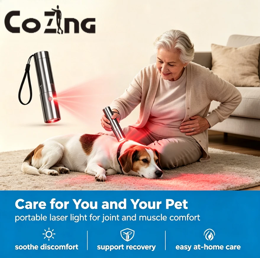 5-in-1 Medical Grade Red NIR Device – Advanced Light for Inflammation Relief, Cell Regrowth, Energy Boost for Humans & Pets