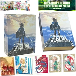 Karty Anime Zelda Breath of the Wild Rare SP Flash Gold Flowing Sand and Divine Beast Collection Karty Zabawki na prezent rodzinny