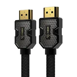 FIBBR 48Gbps HDMI 2.1--Compatible Cable Super High Speed 8K Cable Supports 8K@60HZ 4K 120Hz 10K DSC and Dynamic HDR/eARC/VRR