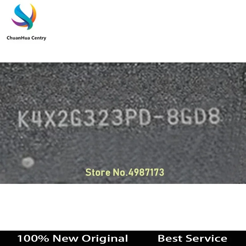 K4X2G323PD-8GD8 BGA100 % 신규 및 오리지널 재고, 로트당 1 개