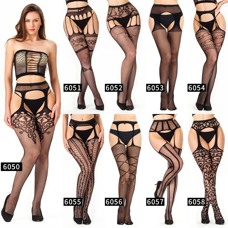 NEWJOINFUN Women's Sexy Pantyhose Stockings Large Size Lingerie Fishnets Long Socks Tights Plus Size for Woman Hosiery XXXXXL