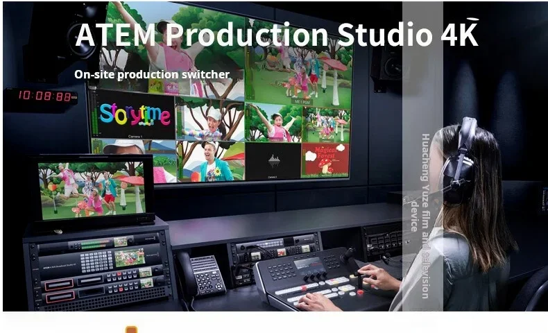 BlackmagicDesign ATEM 8 kchange to Production Studio 4K
