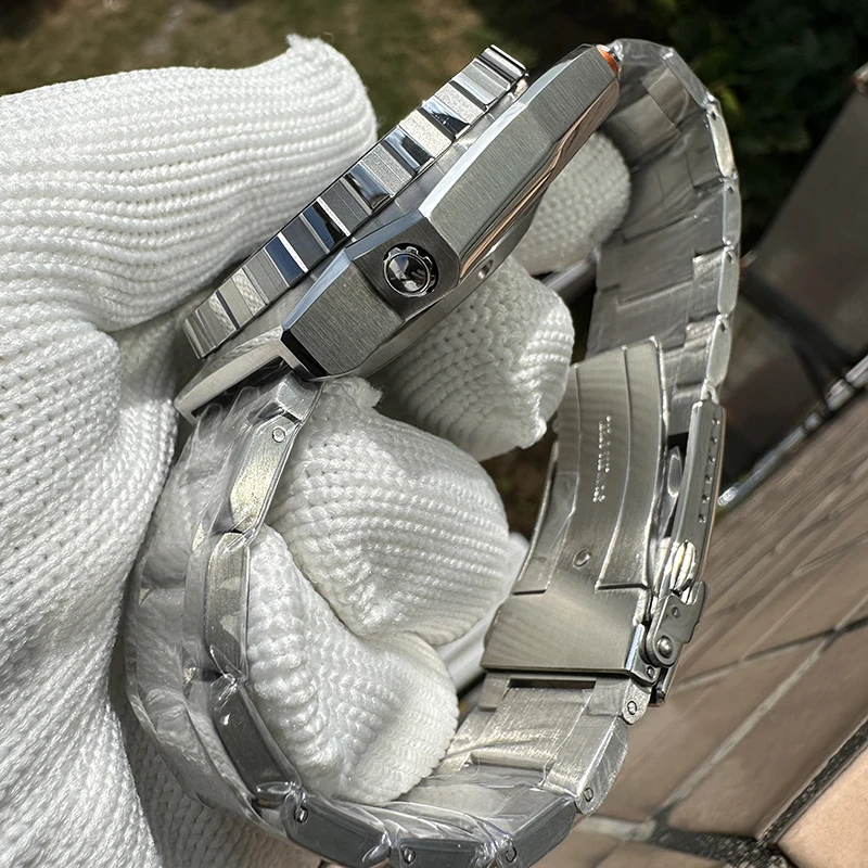 Мужские дайверские часы STEELDIVE, 48 мм, автоматические механические наручные часы, 120 бар, BGW-9, светящийся сапфир, NH35, керамический безель