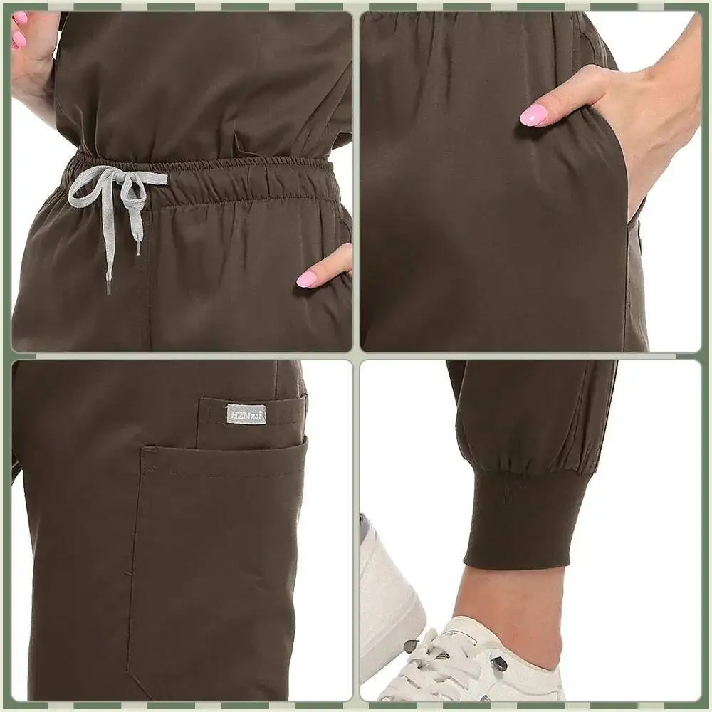 Schönheit Operationssaal Kleidung Uniformen Krankenhaus Arbeits Scrubs Set Medizinische Krankenschwester Zahnchirurgie Anzug Arbeitskleidung