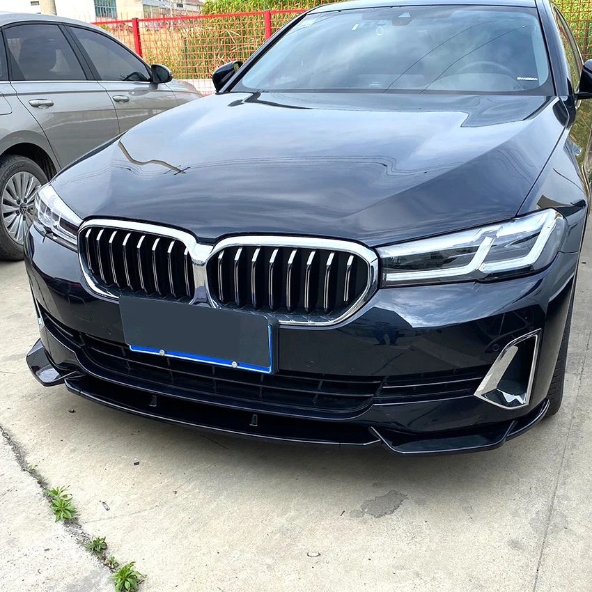 

Front Bumper Lip Spoiler For BMW 5 Series G30 G31 520i 525i 530i 2021-2023 Front Bumper Protector Lower Blade Splitter