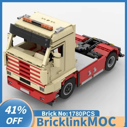 1780PCS MOC Scanied R400 Engineering Truck Tractor Trailer Tower Head model DIY creative ideas christmas ToyGift technologyBlock