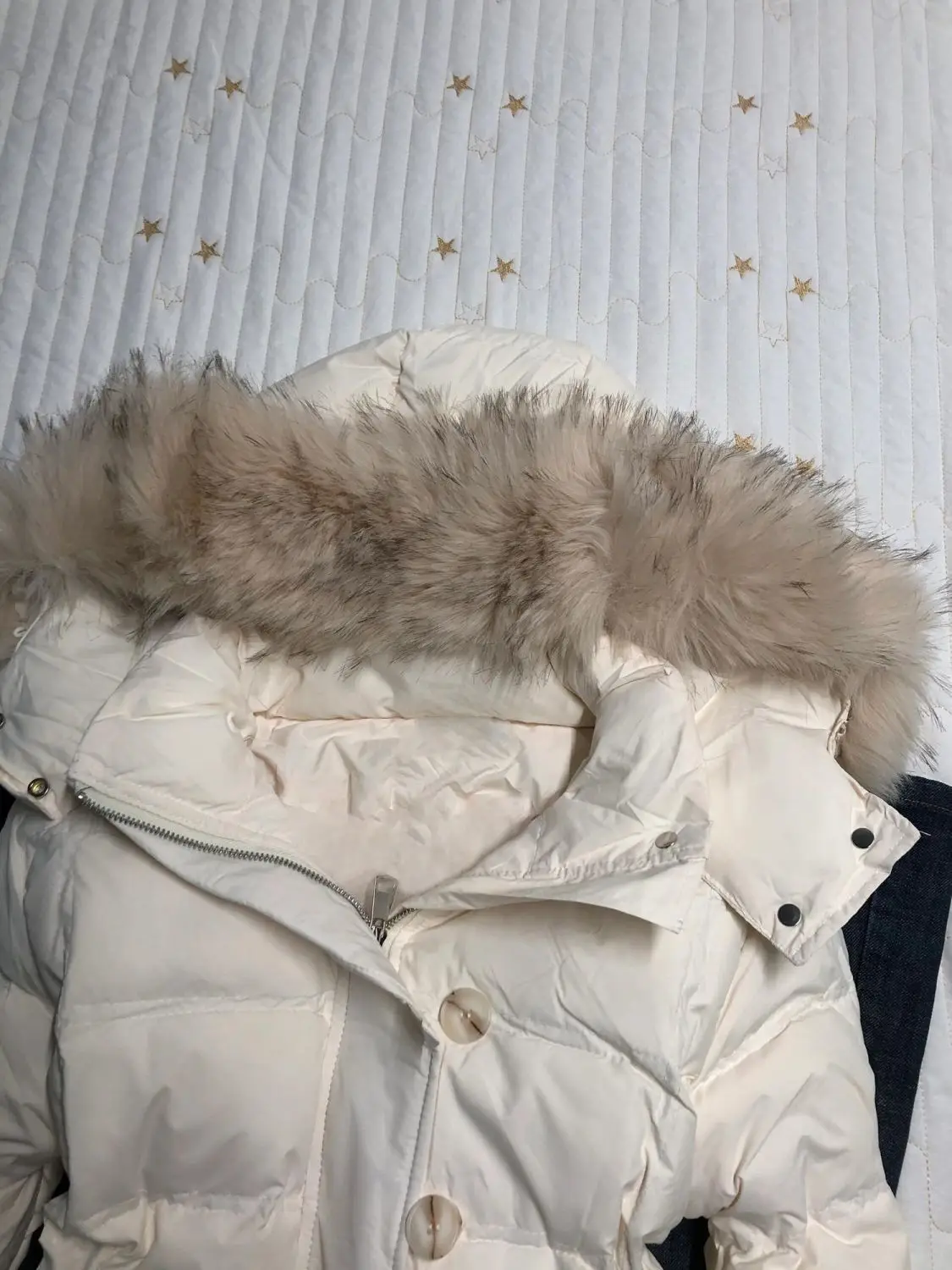 Abrigo de algodón con capucha de Color sólido cálido con cuello de piel Retro americano para mujer Ins chaquetas de abrigo de algodón ajustadas informales holgadas de invierno