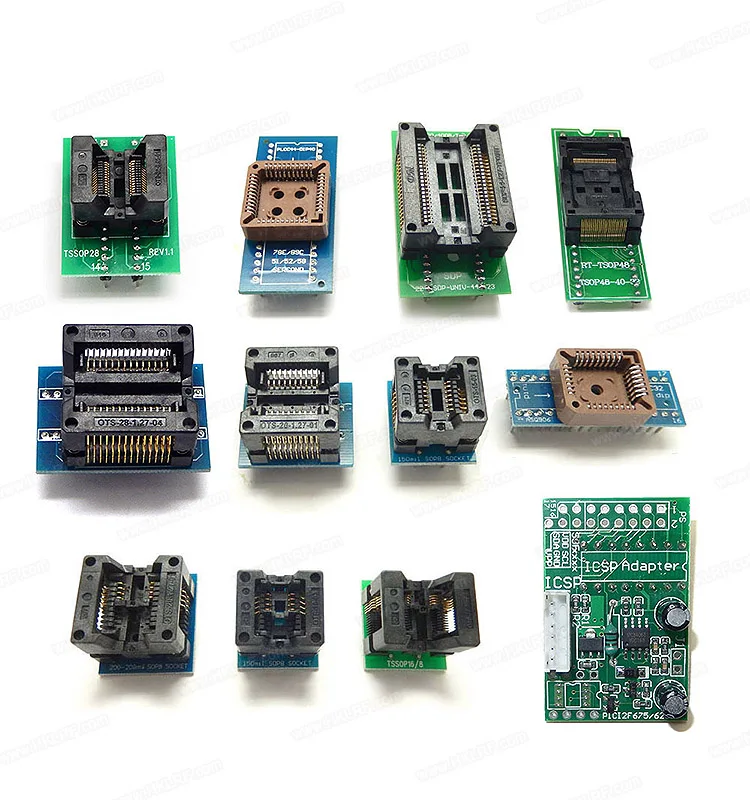 RT809H Programmer EMMC NAND FLASH Universal USB Programmer + 12 Adapters With ISP Cable