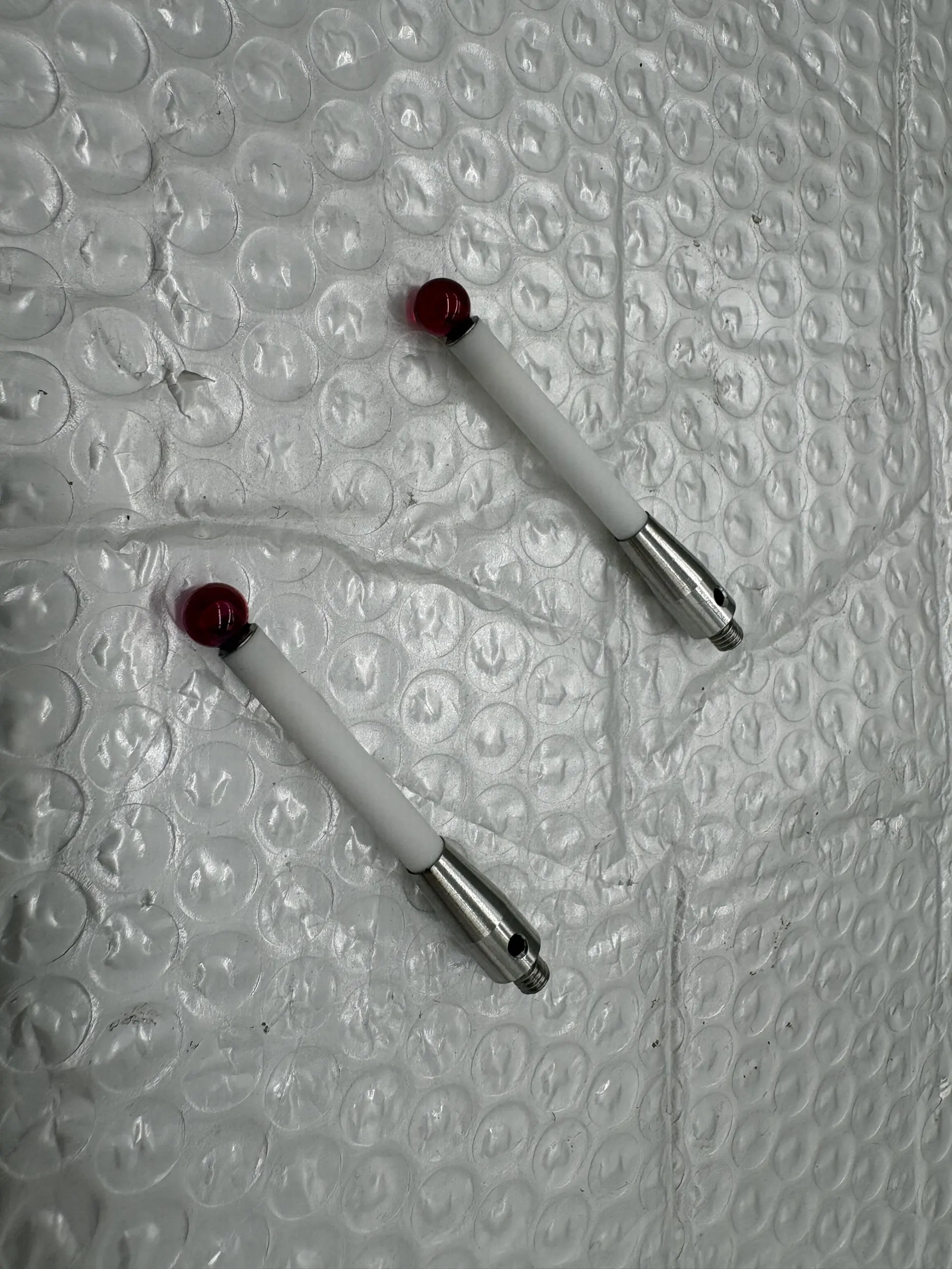 A-5000-3709 CMM Touch Probe Stylus 6mm Dia Ruby Ball Ceramic Stem M4 CMM Styli