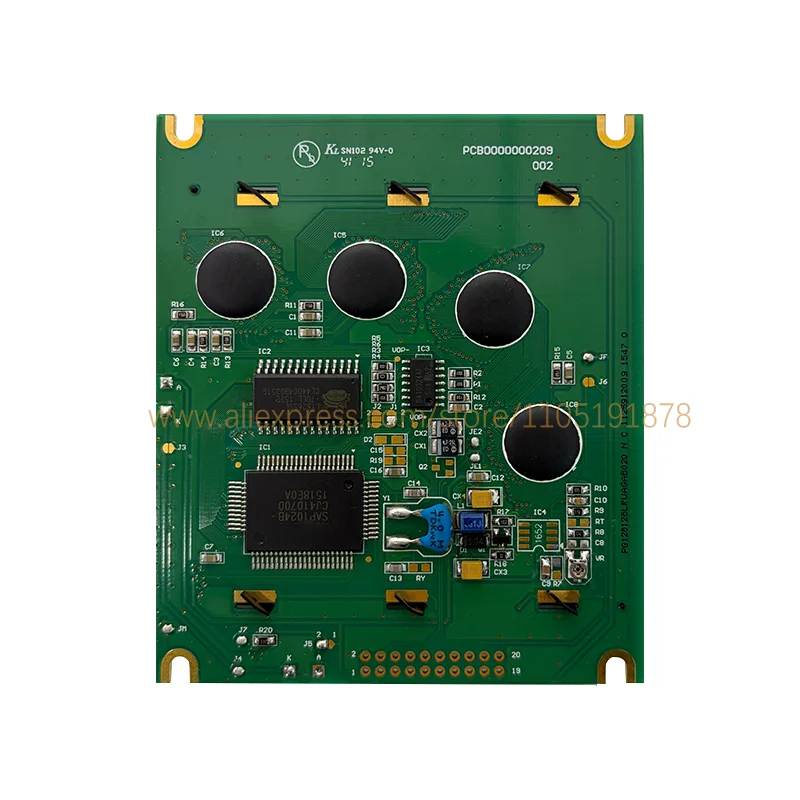 PG128128A  PG128128LRUAGABO  PG-128128A New and compatible 128x128 LCD display
