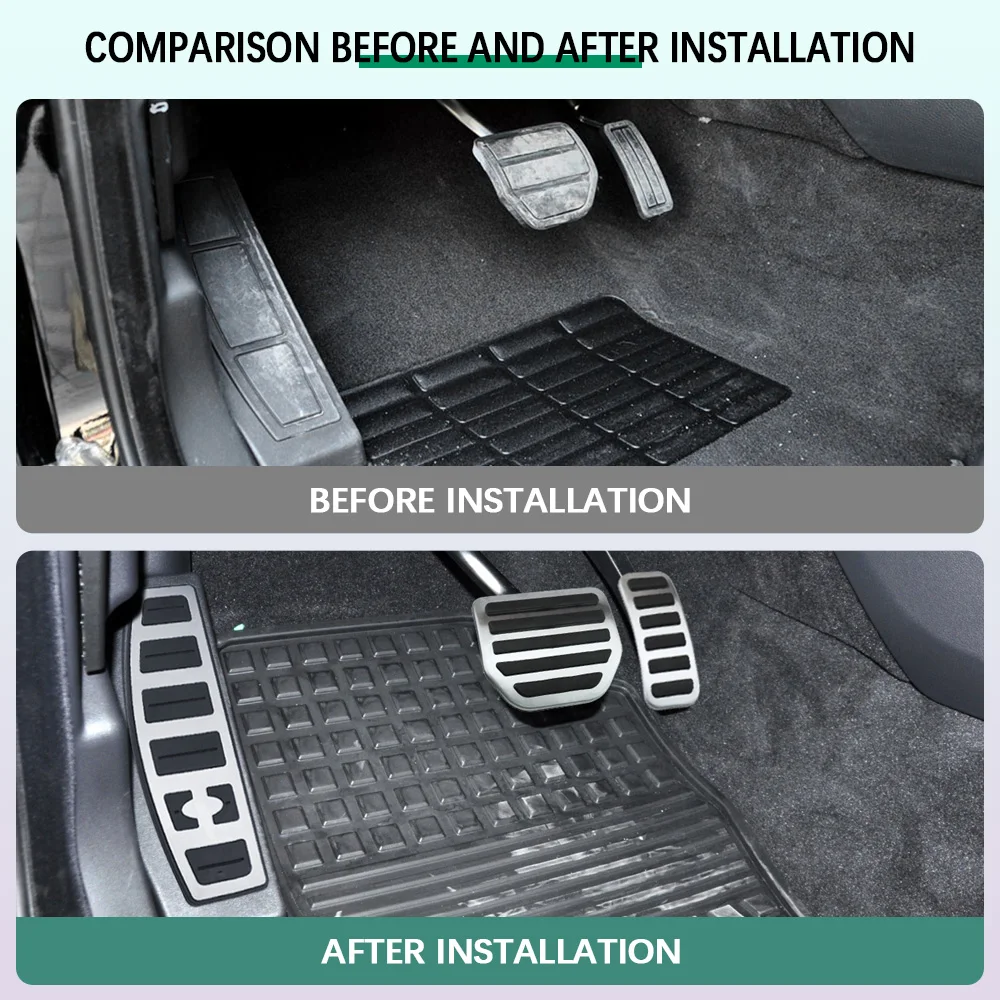 Car Pedals Cover for Land Rover Range Rover Sport Discovery 3 4 Lr3 Lr4 Gas Accelerator Footrest Modified Pedal Pad