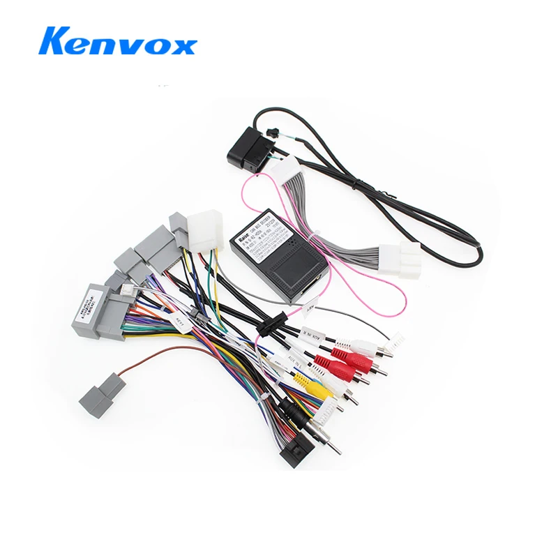 16ピン車載androidラジオステレオプラグ電源配線ハーネスケーブルアダプターコネクターcanbusデコーダー（ホンダcr-v-2010用）