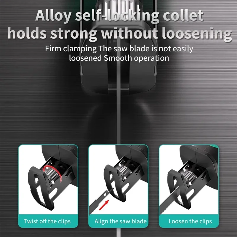 2025 Makita DJR189 18V sierra recíproca eléctrica sin escobillas sierra de corte de Metal de madera recargable inalámbrica herramienta eléctrica portátil