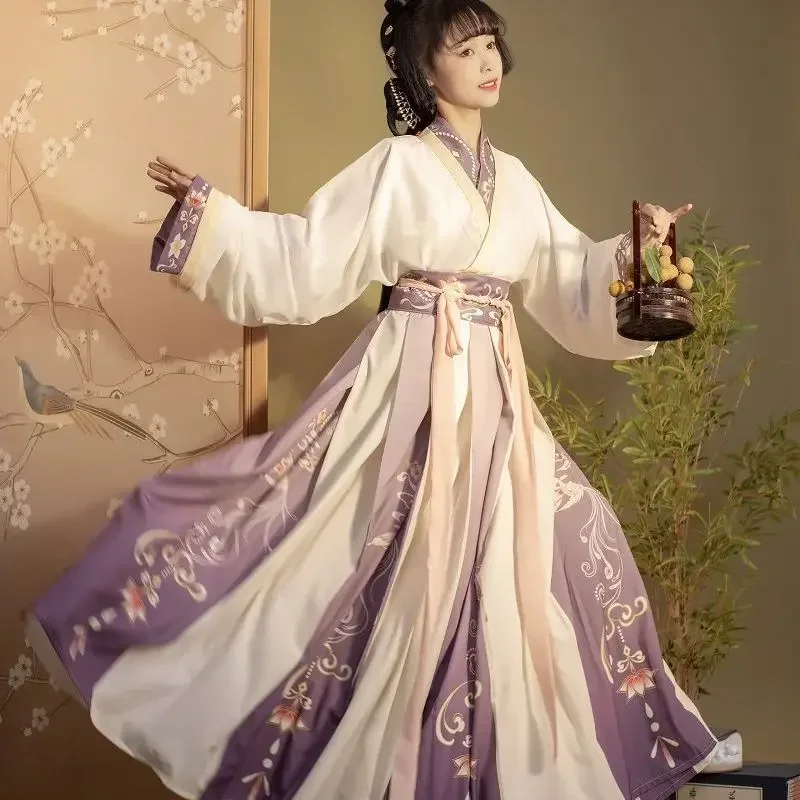 Vestido de baile Hanfu tradicional chino para mujer, traje Tang, disfraz de hada antigua, Ropa para Niñas, vestido de princesa Oriental elegante