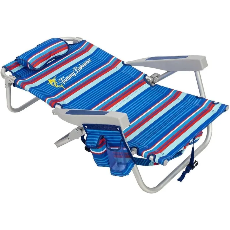 Bahama Rucksack Strandkorb 2er-Pack (Segelfisch und Palmen), Aluminium, mehrfarbig