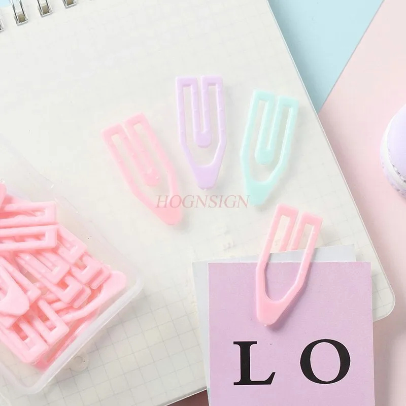 Barco colorido Shaped Paper Clips, Pequenos e Frescos Clips, Papelaria, 20pcs