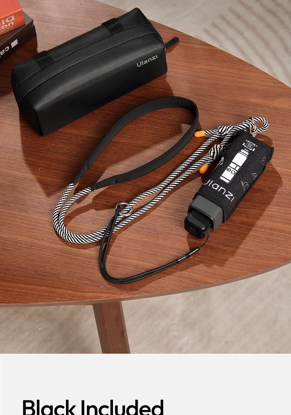Ulanzi CO70/CO71 Kamera-Schutzfolie für DJI Osmo Pocket 3, mit Schultergurt für Livestreaming, Reisekamerafotografie – Detail 15