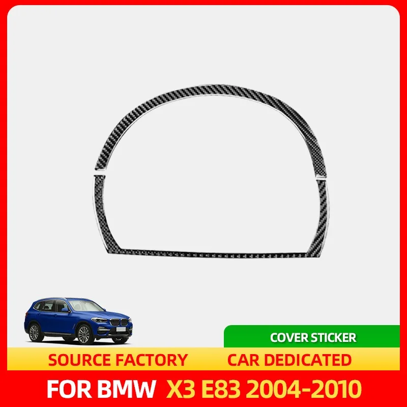 

Стайлинг, Лидер продаж для BMW X3 E83 2004-2010, приборная панель, спидометр, объемная декоративная крышка, наклейка из углеродного волокна, салон автомобиля, Moul