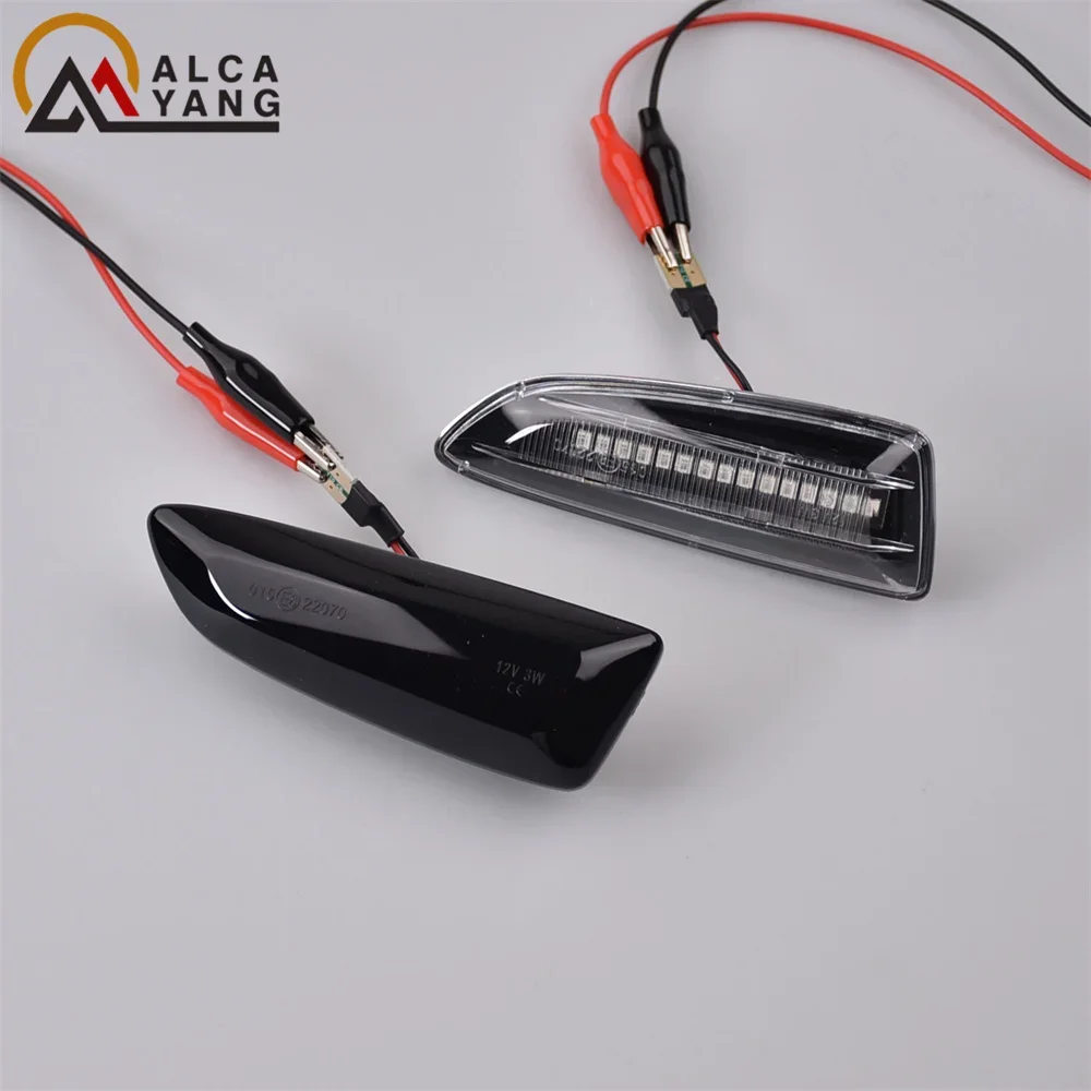 2 قطعة Led ديناميكية الجانب ماركر بدوره مصباح إشارة الوامض متسلسل لأوبل أسترا J أسترا J K زافيرا C إنسيجنيا B Grandland X