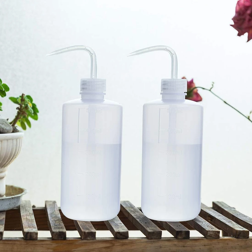 Butelka do nawadniania 250/500ml roślina doniczkowa butelka z konewka wodą plastikowa butelka do płukania rzęs do mycia oczu w laboratorium tatuażu