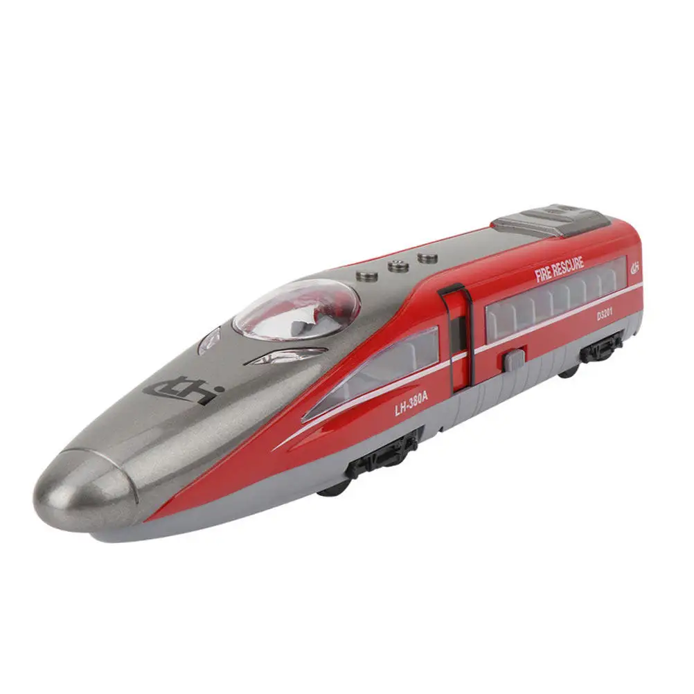 

1Pcs High-Speed Railway Pull Back Inertia Sound Light Simulation Early Education Child Gift Party Favor Fun Pull Back Toy