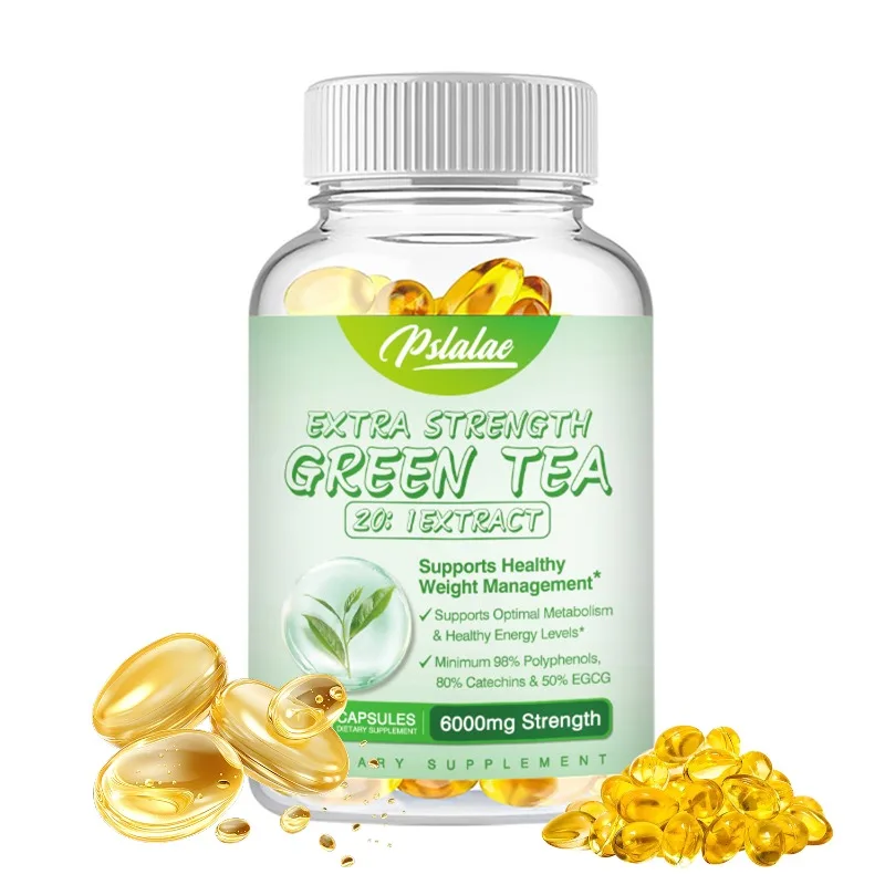 

Green Tea Extract - Antioxidants, Appetite Suppression, Provides Energy, Promotes Brain and Heart Health, Non-GMO