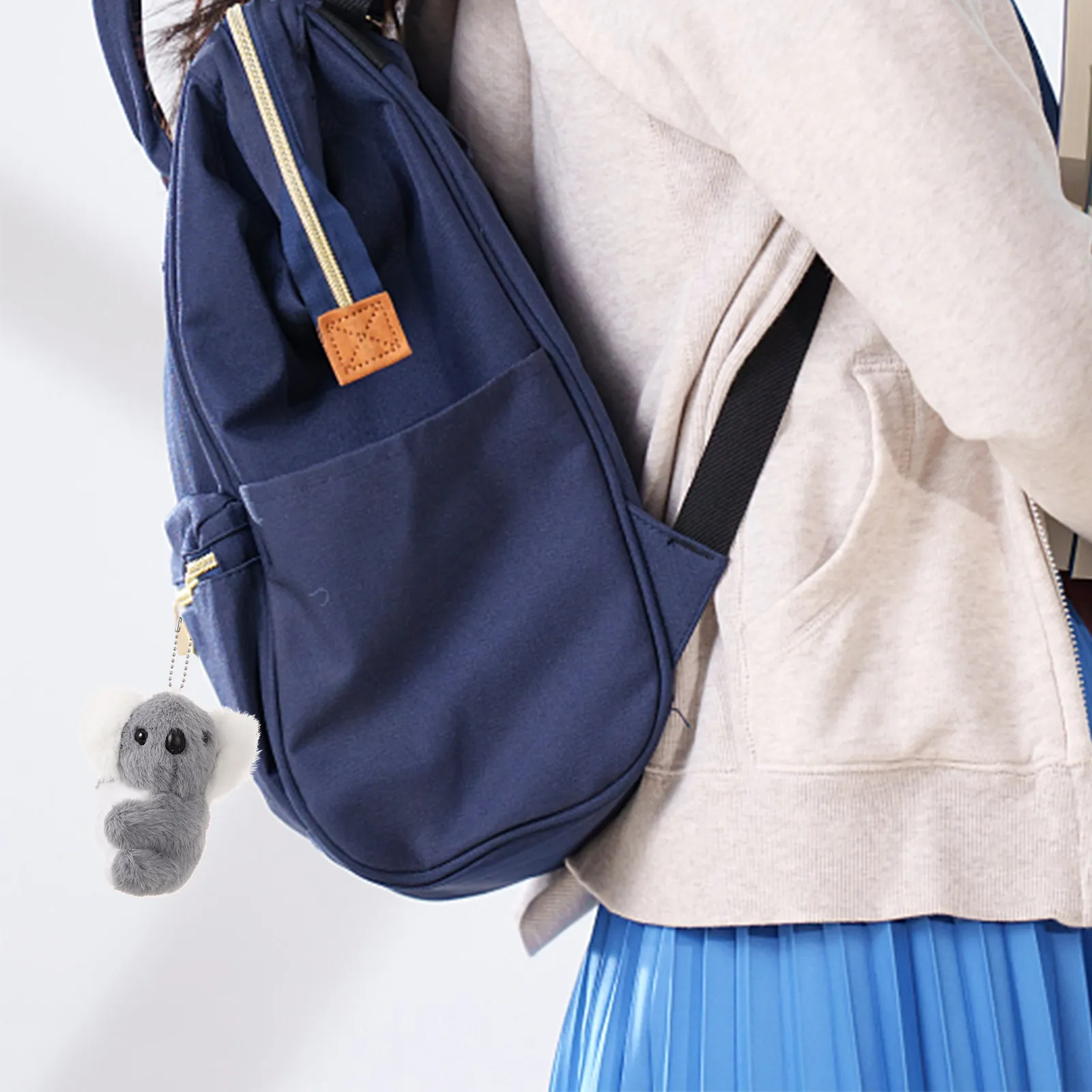 

Брелок-коала: милый мультяшный кулон-животное для сумки, рюкзака, подвеска-украшение, очаровательный аксессуар для ключей