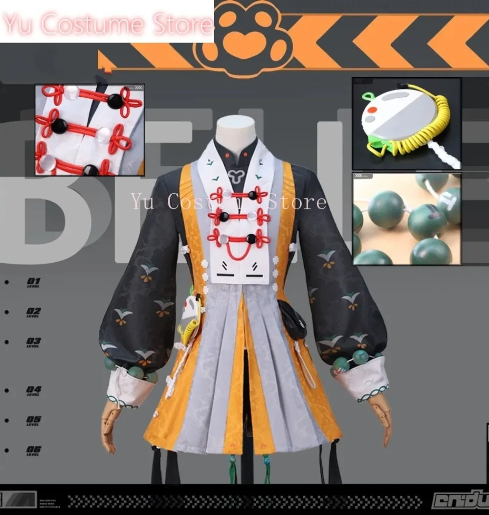 

Yu Costume StoreZenless Zone Zero Belle Косплей Костюм Cos Game Аниме Вечеринка Униформа Хэллоуин Играть Ролевая Одежда Одежда