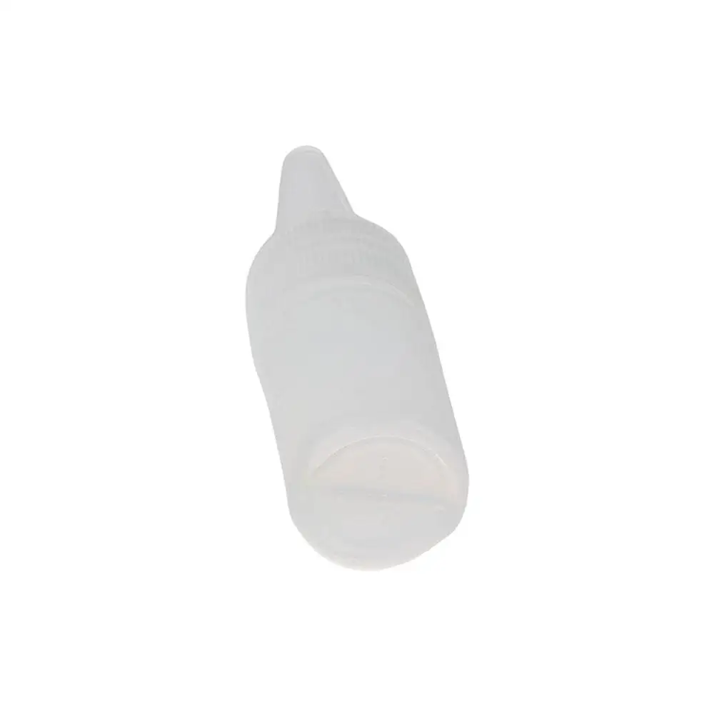 10 Pcs Dropper Bottles Plastic Pointed Mouth with Caps Squeeze Bottles Small Sample Bottle Kitchen Supplies Storage Container