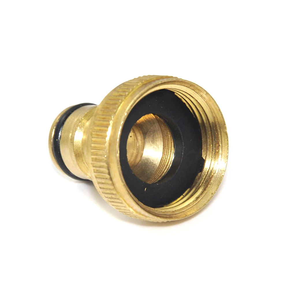 Picture 7: 3/4' Brass Tap Quick Connecter Hose Coupling Adapter Water Hose Adaptor Quick Release Garden Watering Gun Fittings Tool